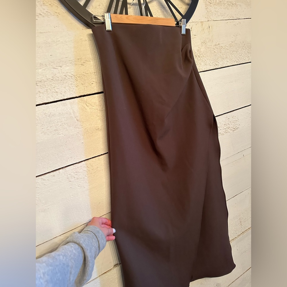 Zara Maxi Skirt with High Slit